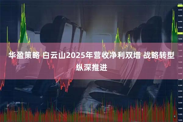 华盈策略 白云山2025年营收净利双增 战略转型纵深推进