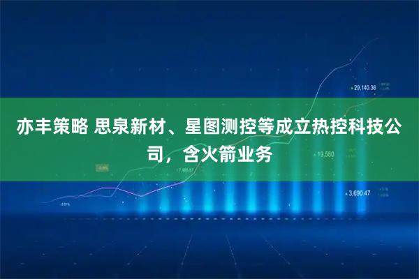 亦丰策略 思泉新材、星图测控等成立热控科技公司，含火箭业务
