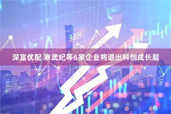 深富优配 寒武纪等6家企业将退出科创成长层