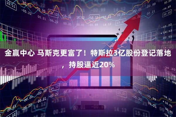 金赢中心 马斯克更富了！特斯拉3亿股份登记落地，持股逼近20%